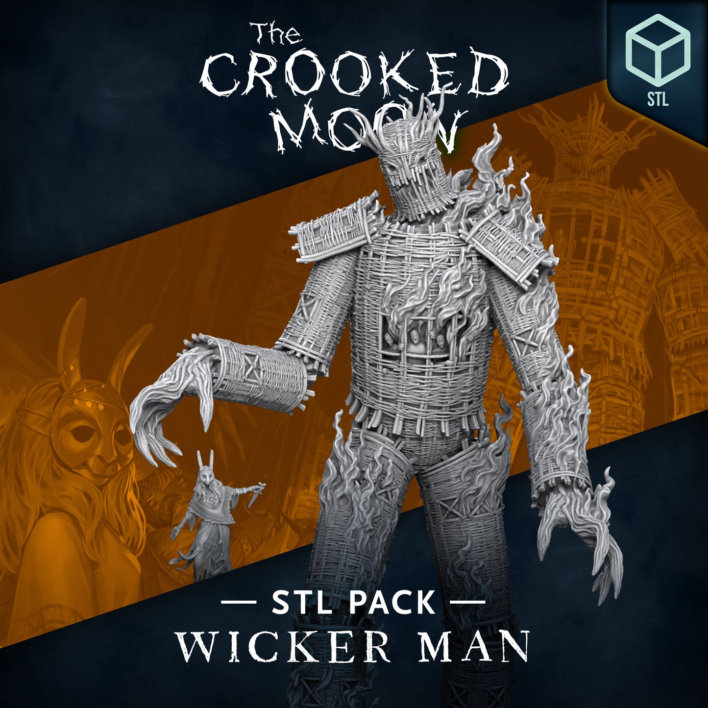 Wicker Man Boss & Minion STL Pack