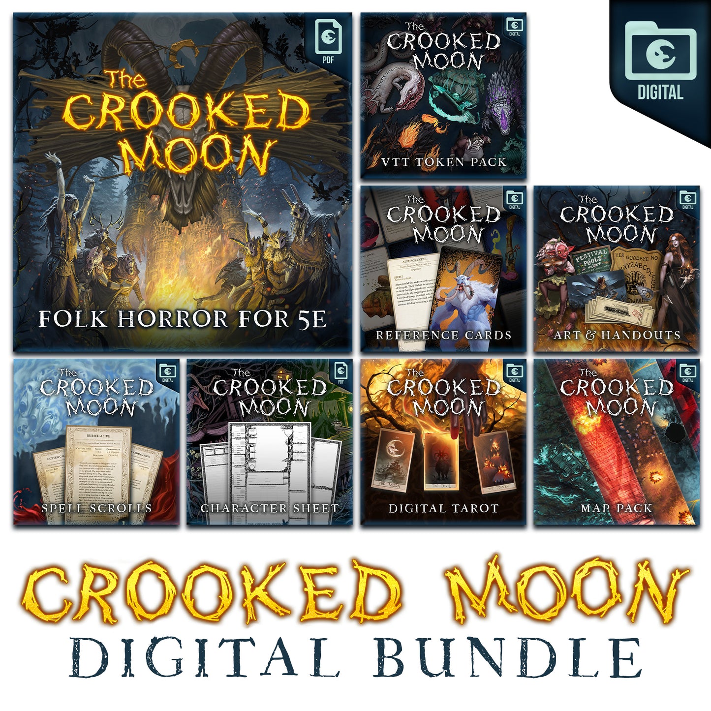 Crooked Moon Digital Bundle