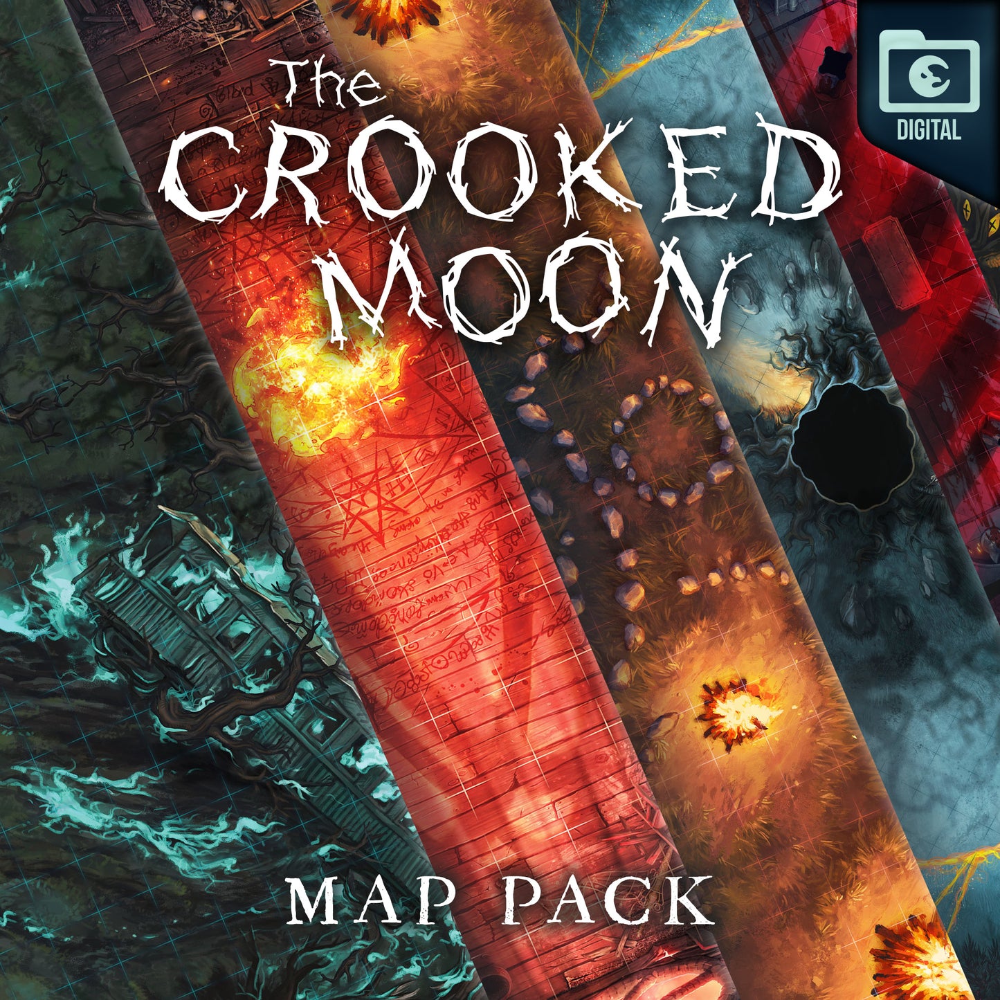 Crooked Moon Digital Map Pack