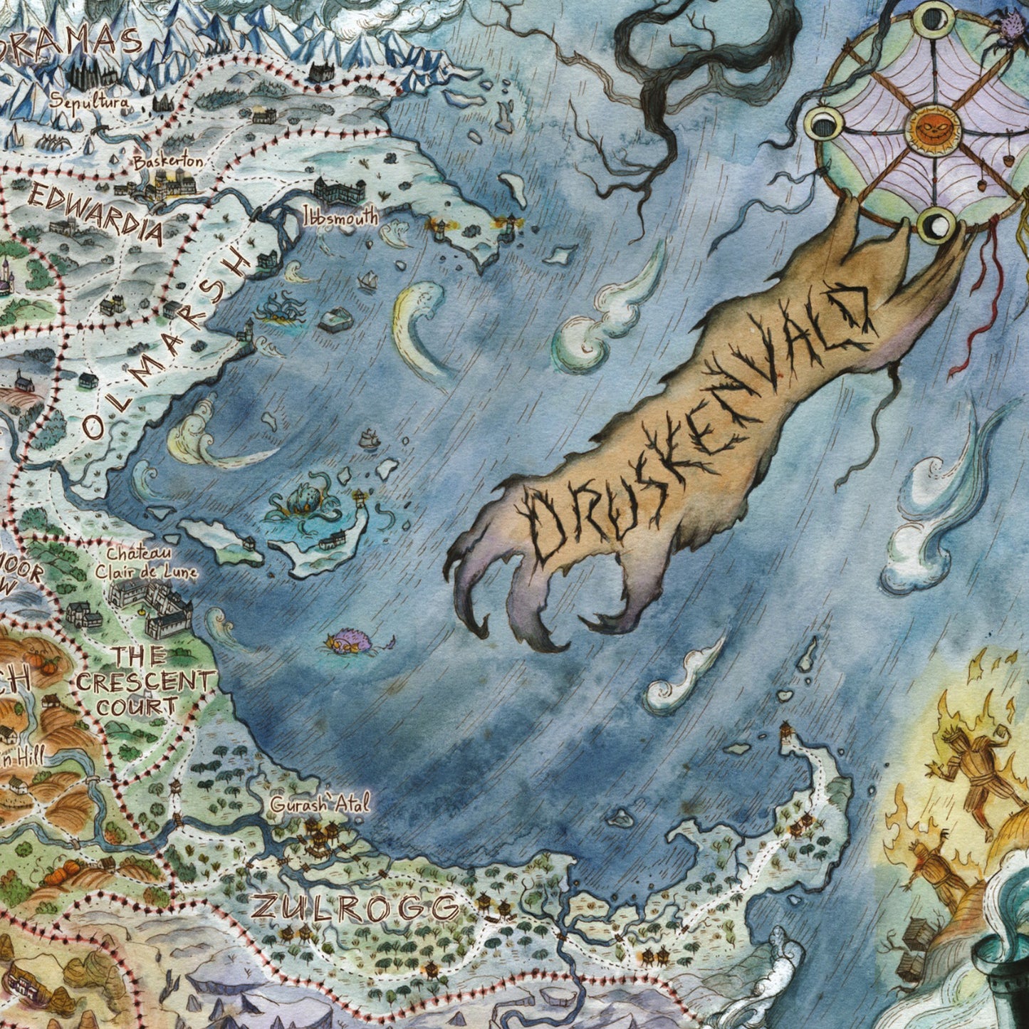Crooked Moon Digital Map Pack