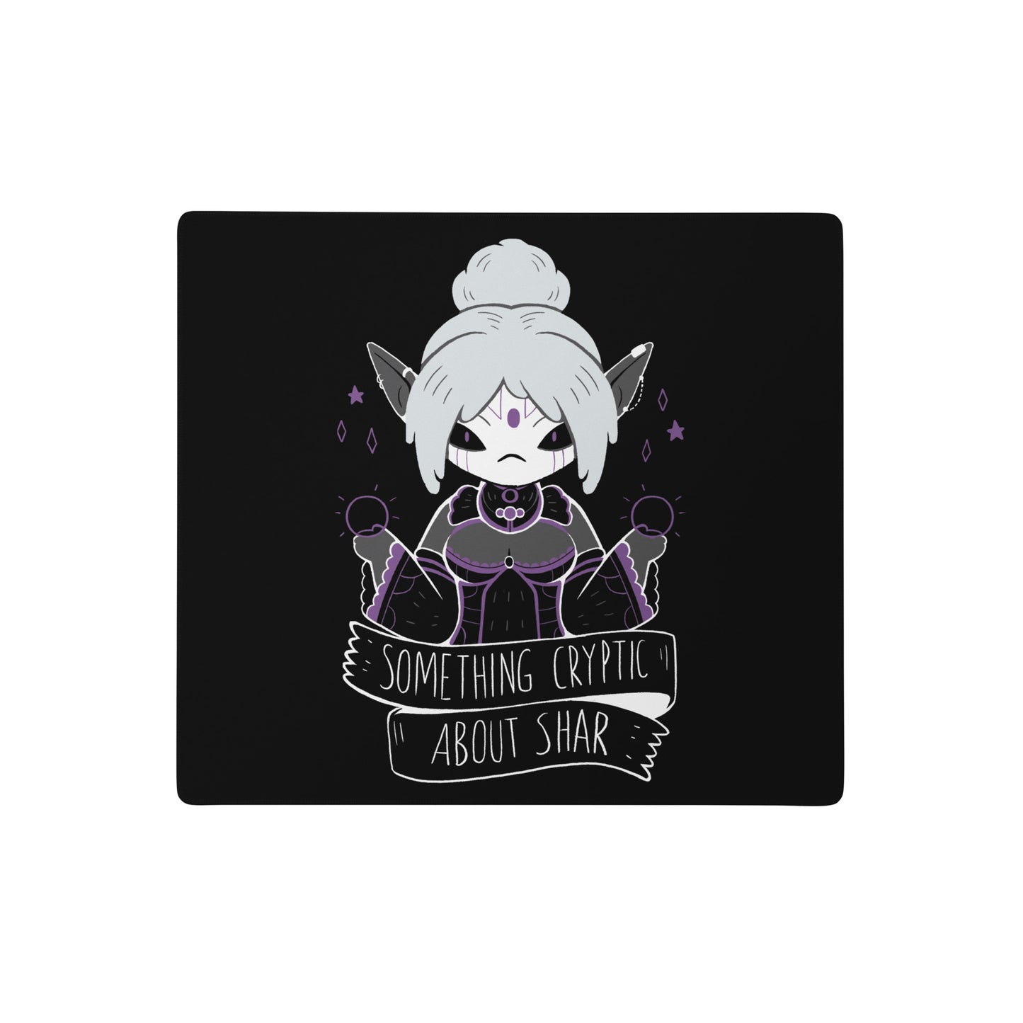 Something Cryptic About Shar - Gaming Mouse Pad