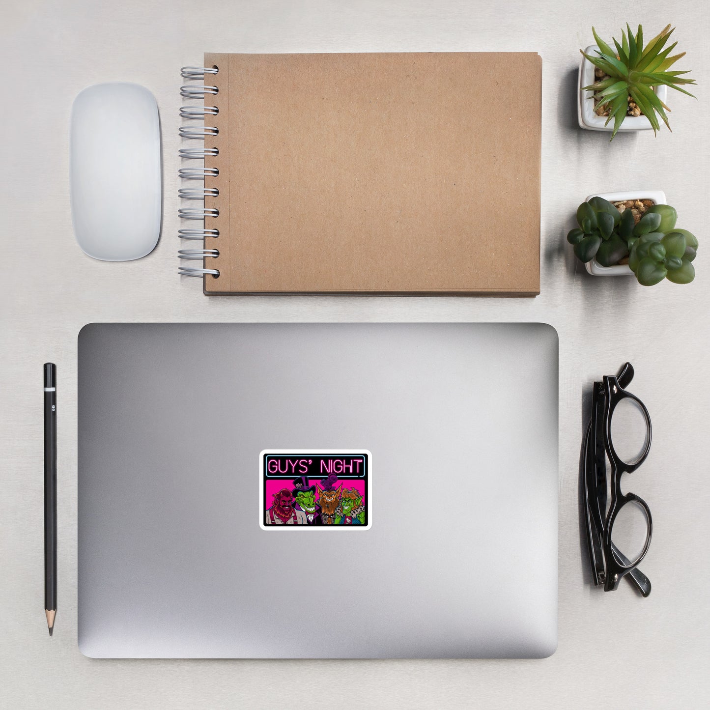 Guys' Night - Sticker