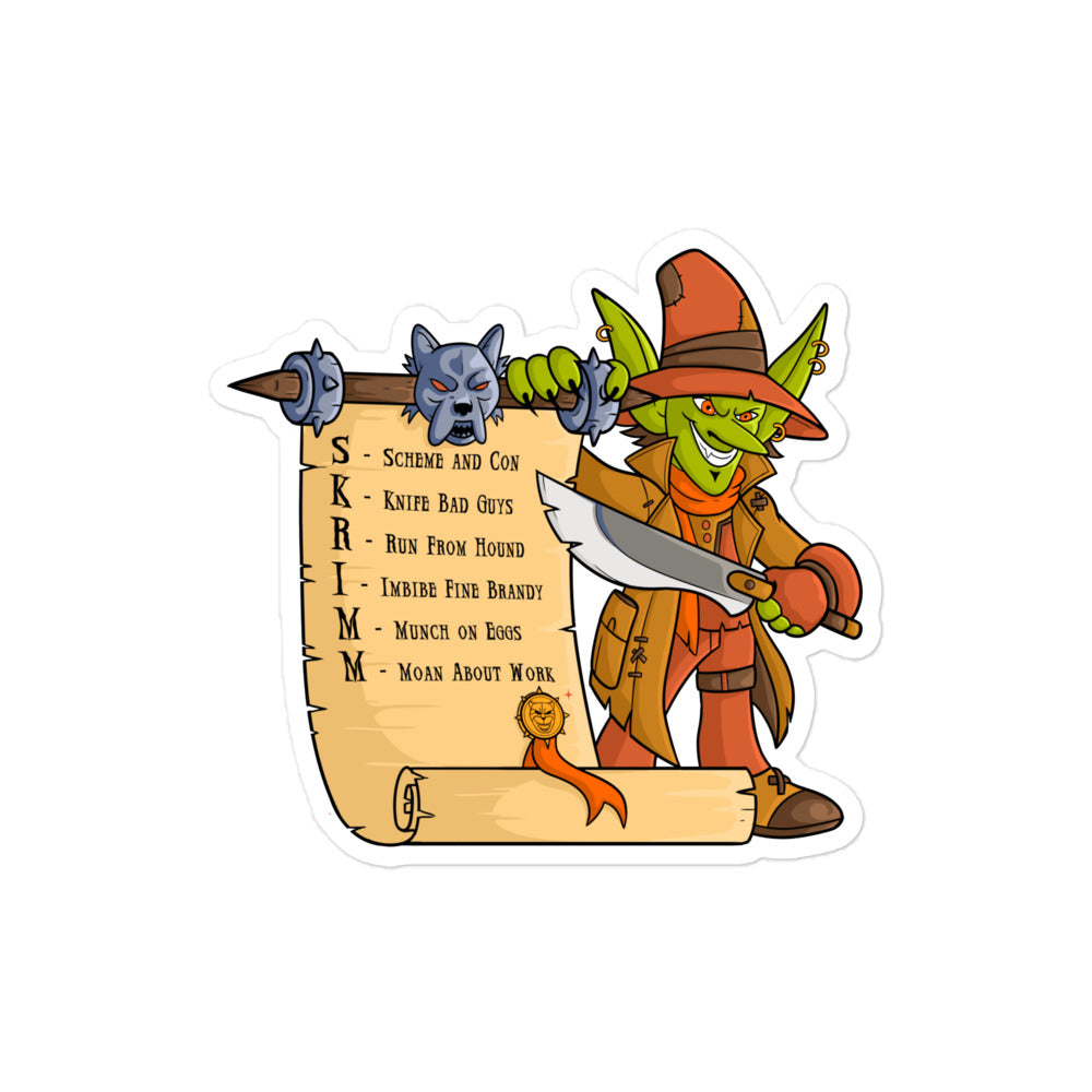 The S.K.R.I.M.M. System - Sticker