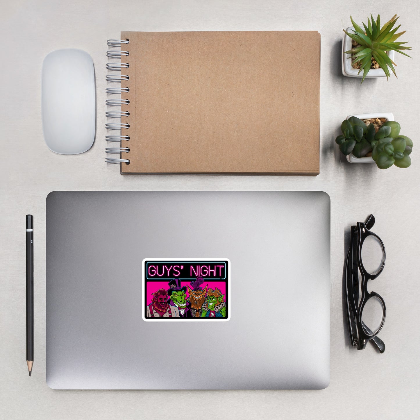 Guys' Night - Sticker