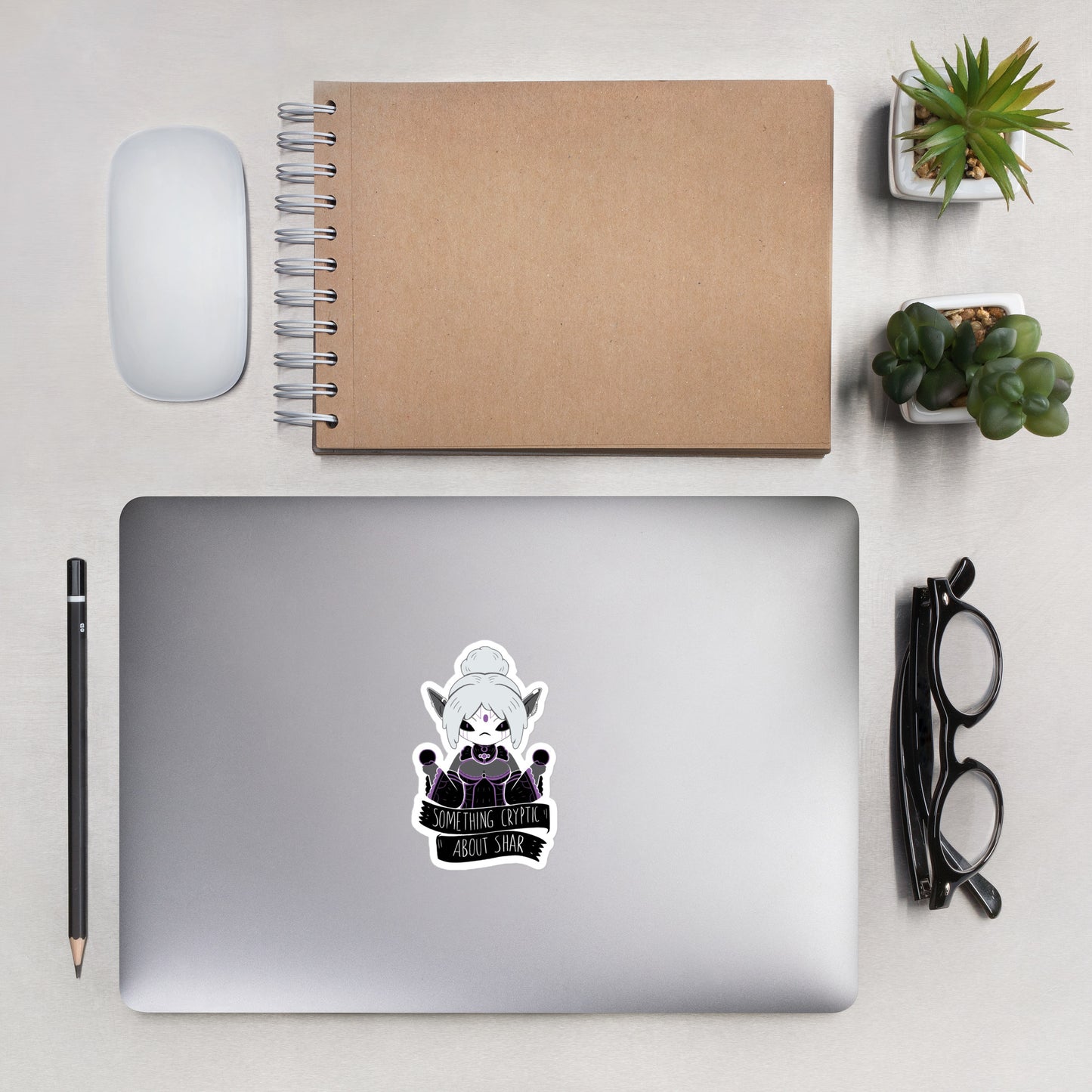 Something Cryptic About Shar - Sticker