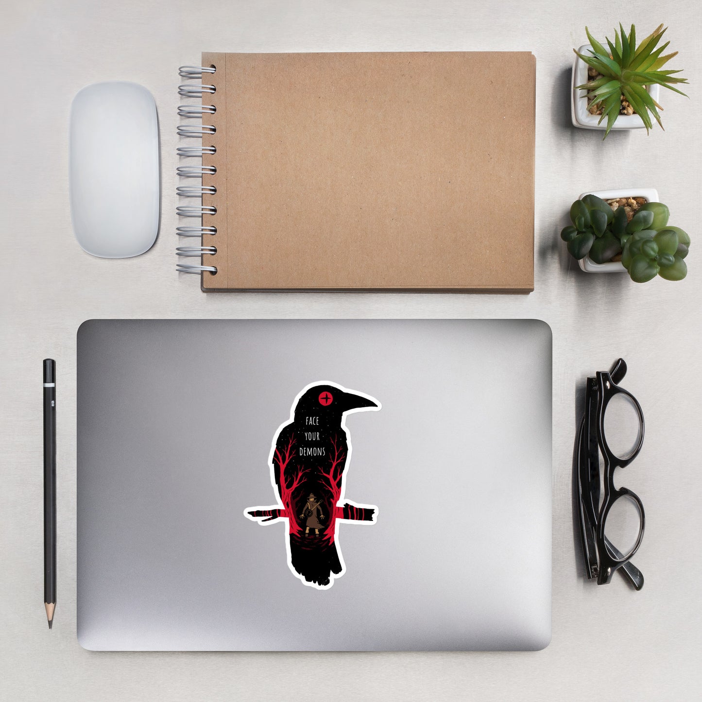 Face Your Demons - Sticker