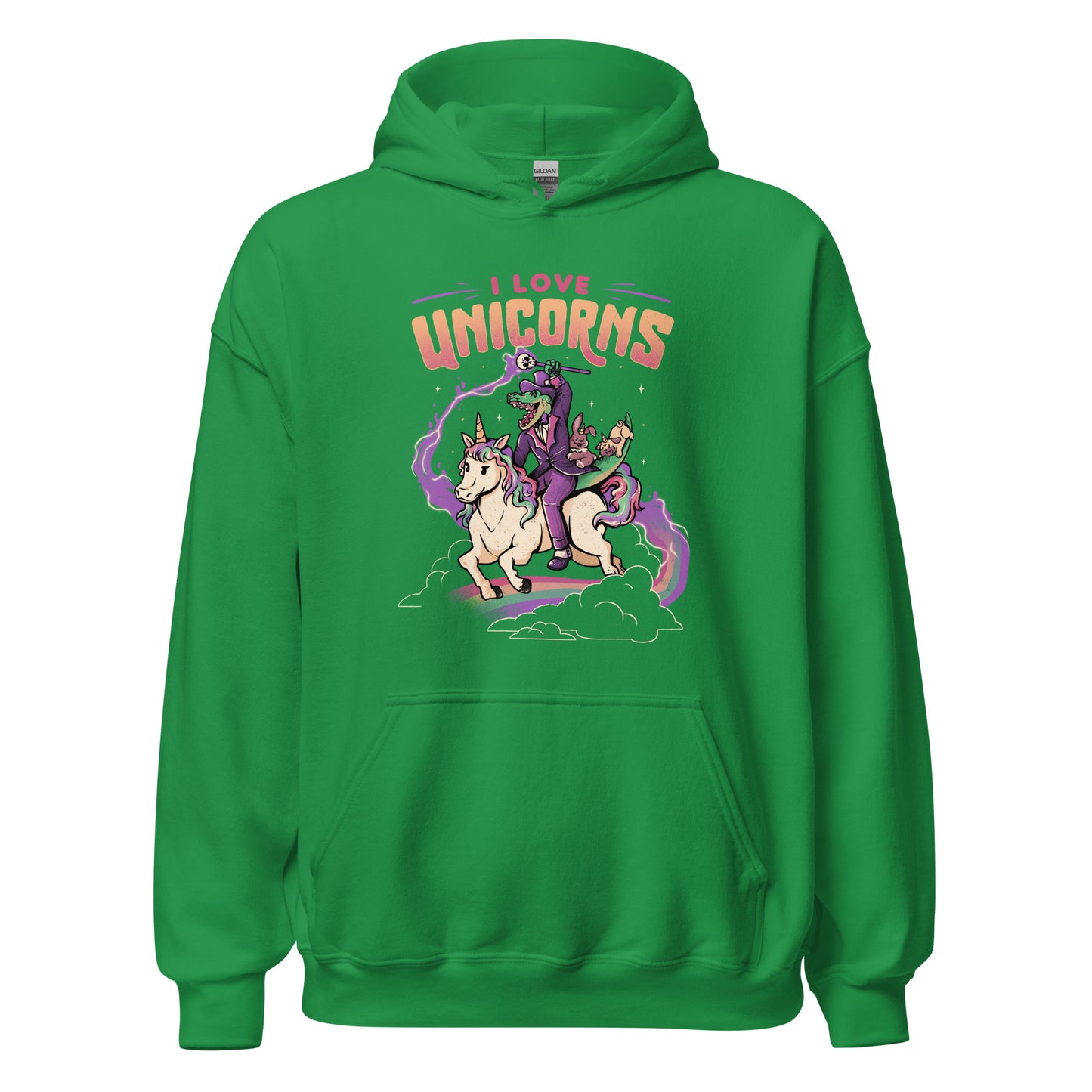 I Love Unicorns - Hoodie