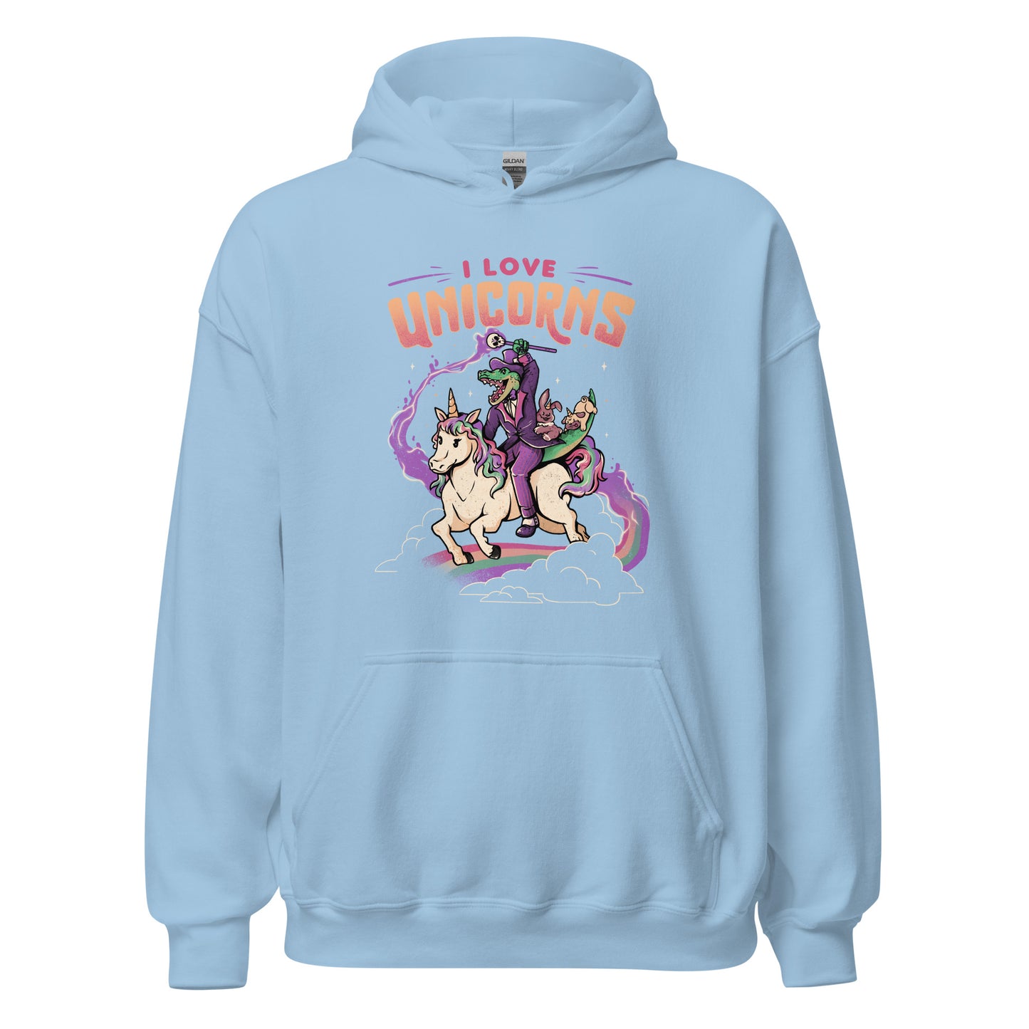 I Love Unicorns - Hoodie
