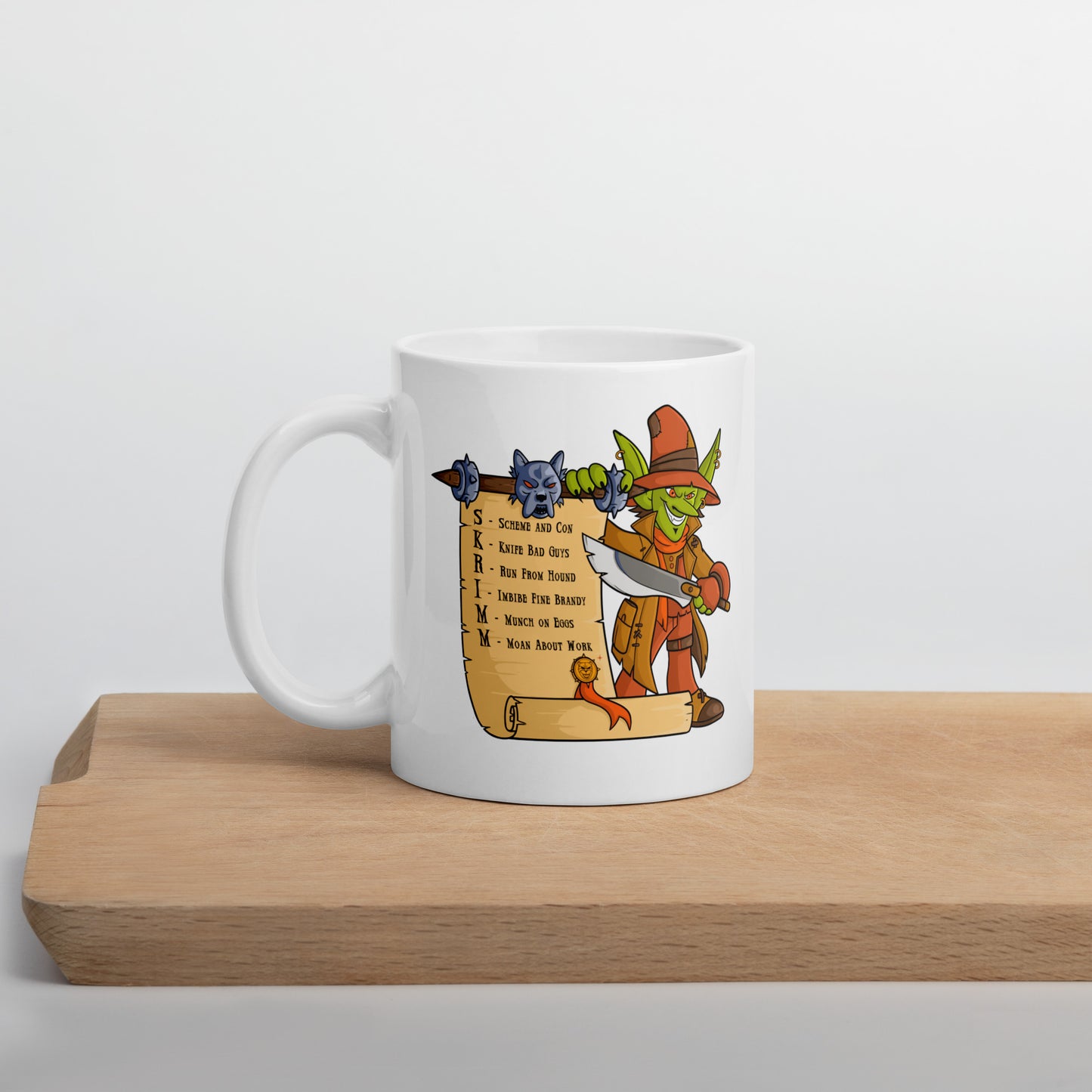 The S.K.R.I.M.M System - White Glossy Mug