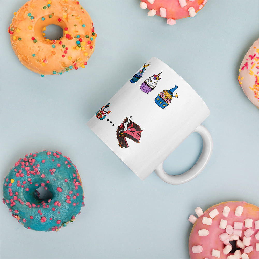 Game Over, Man - White Glossy Mug