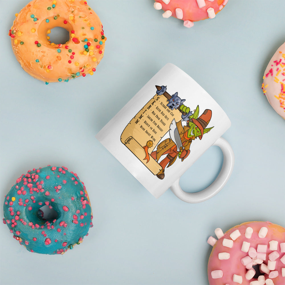 The S.K.R.I.M.M System - White Glossy Mug
