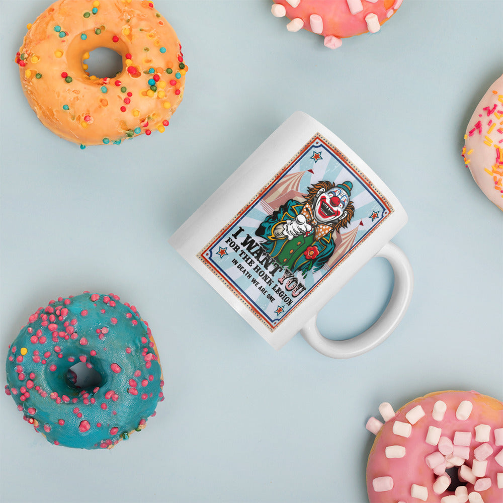 Chuckles Wants YOU - White Glossy Mug