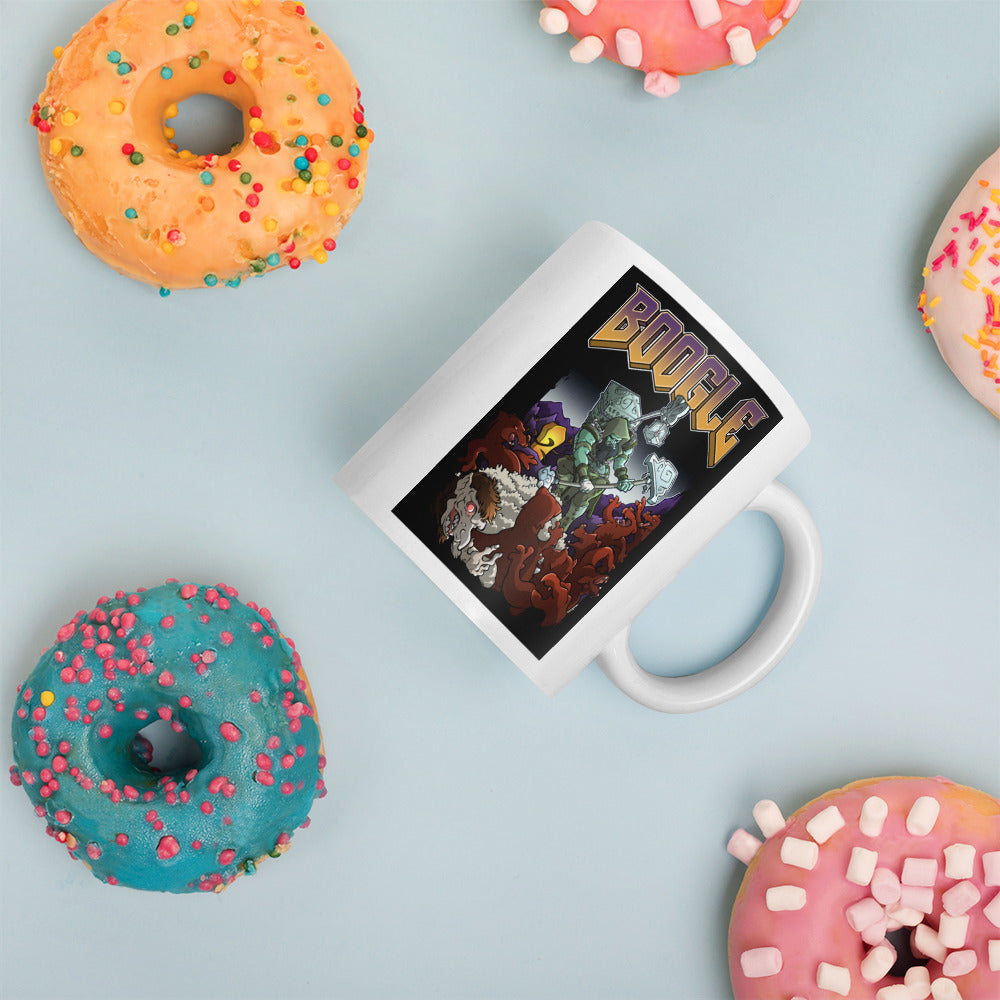 BOOGLE - White Glossy Mug