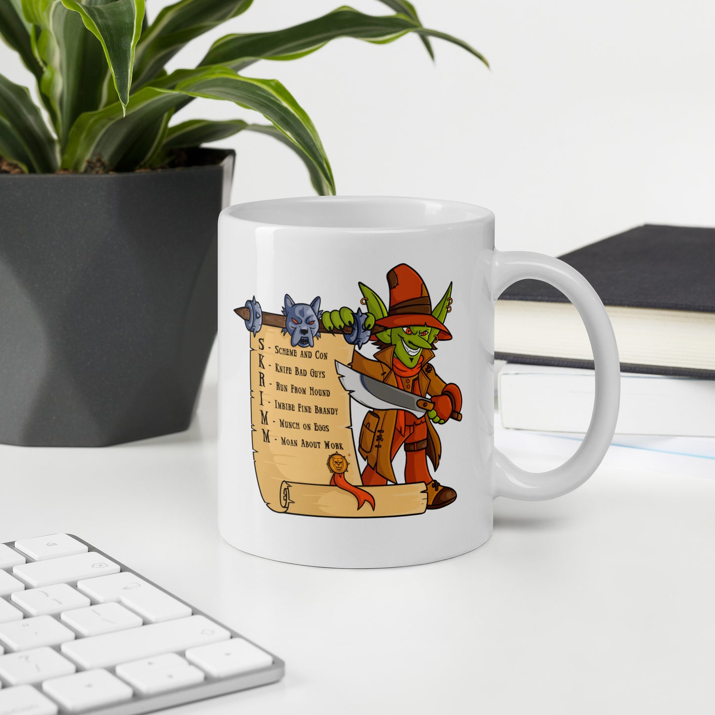 The S.K.R.I.M.M System - White Glossy Mug