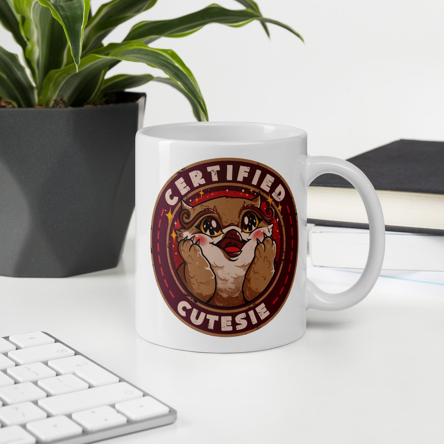 Certified Cutesie - White Glossy Mug