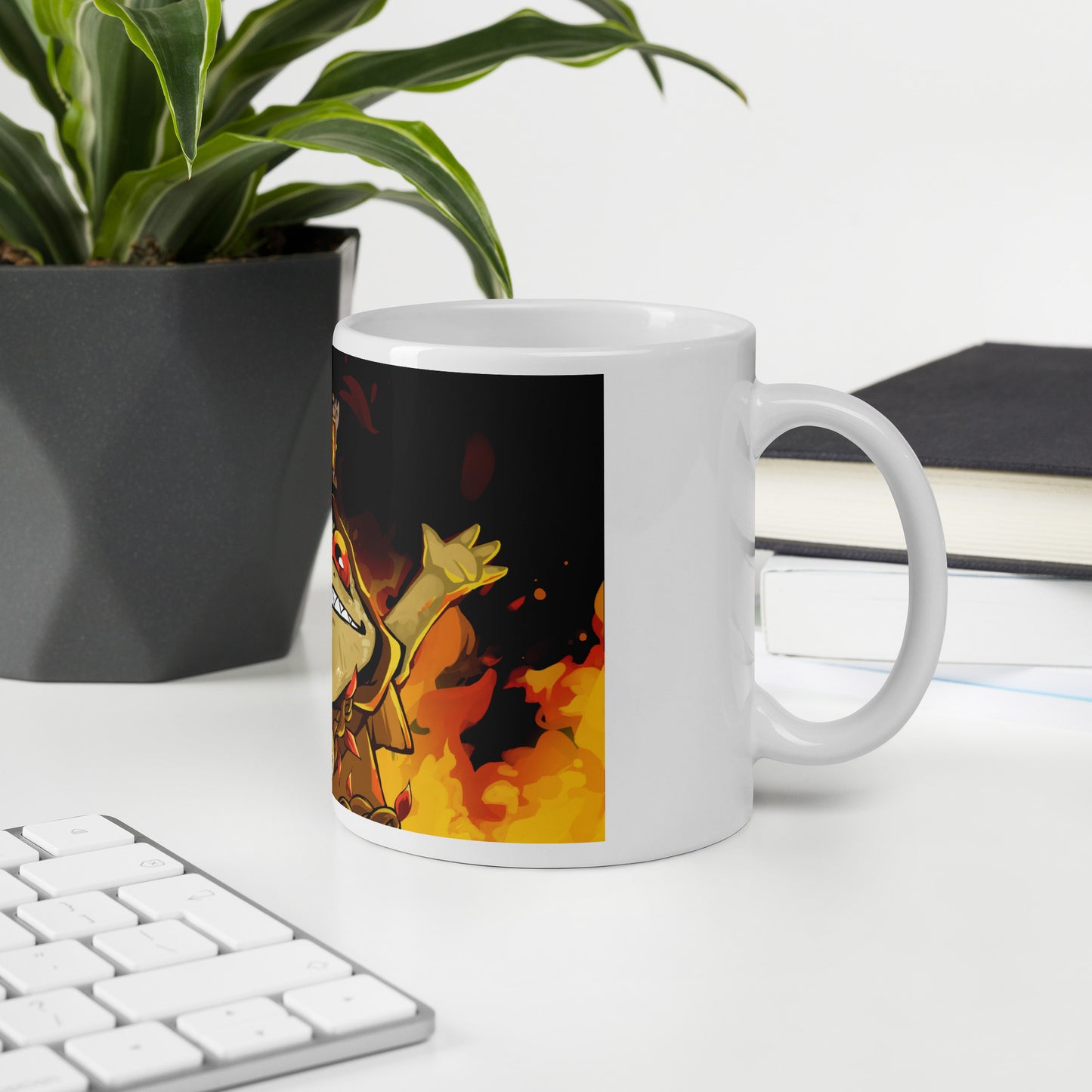 Praise the Firelord! - White Glossy Mug