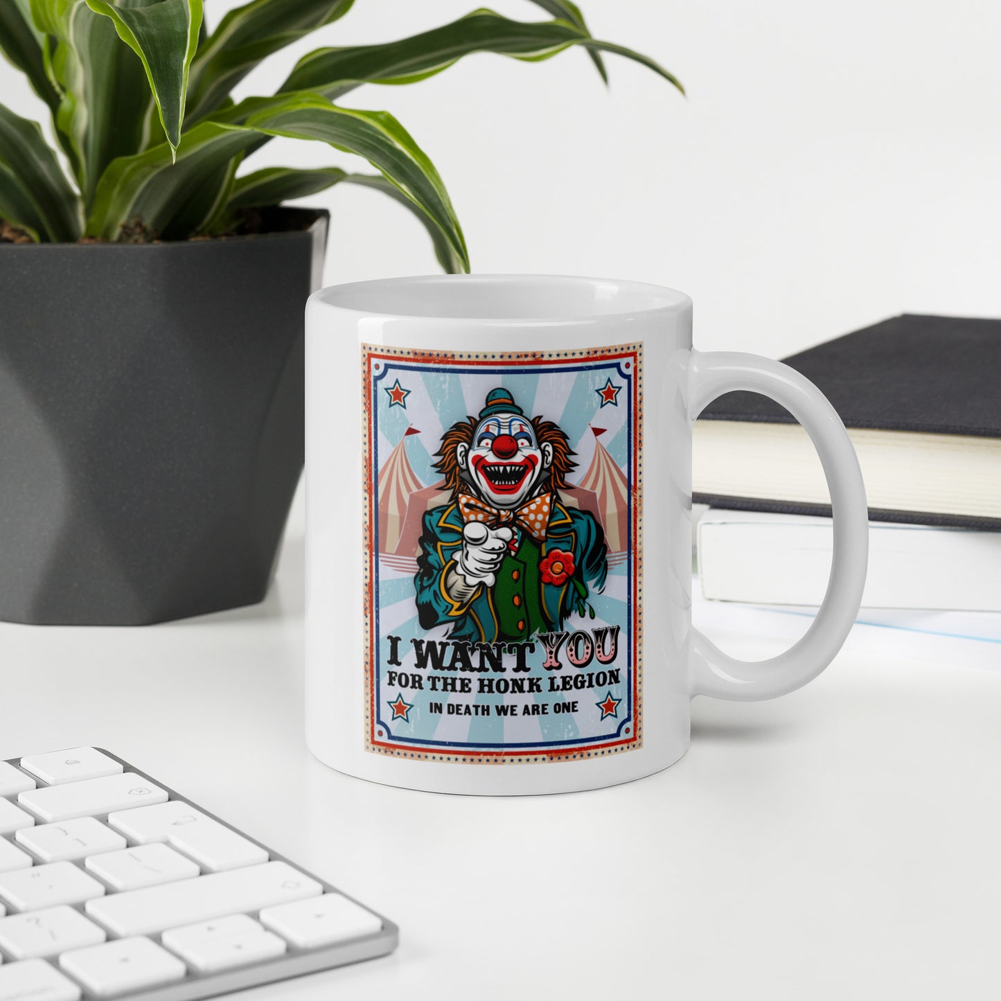 Chuckles Wants YOU - White Glossy Mug