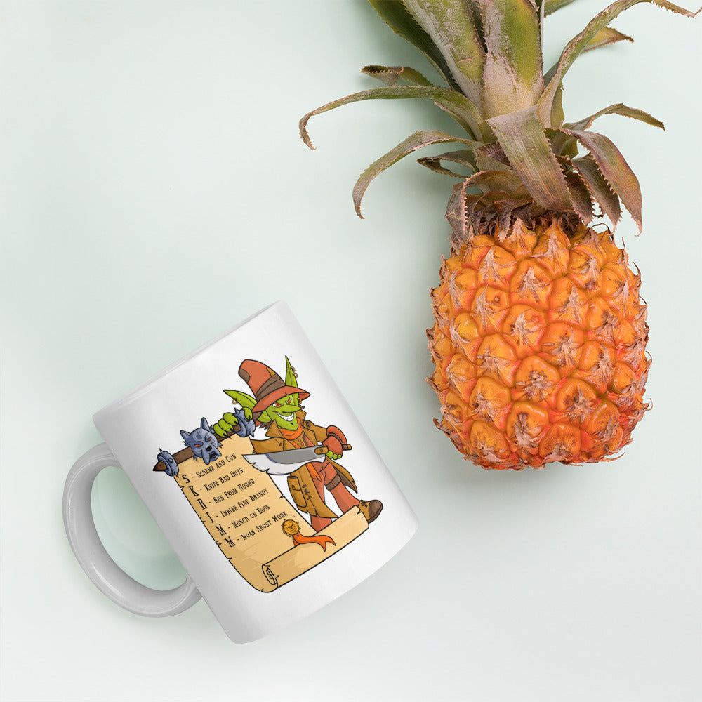 The S.K.R.I.M.M System - White Glossy Mug