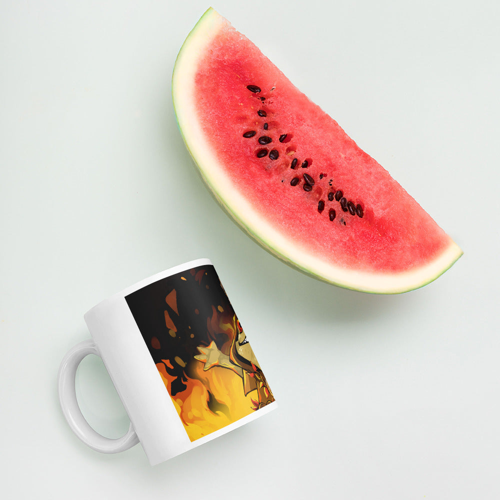 Praise the Firelord! - White Glossy Mug