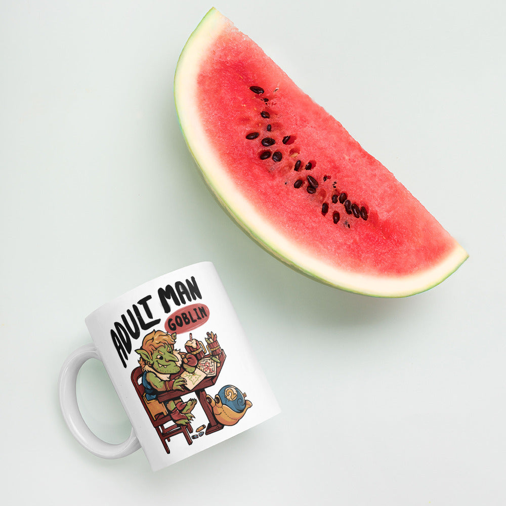 Adult Man Goblin - White Glossy Mug