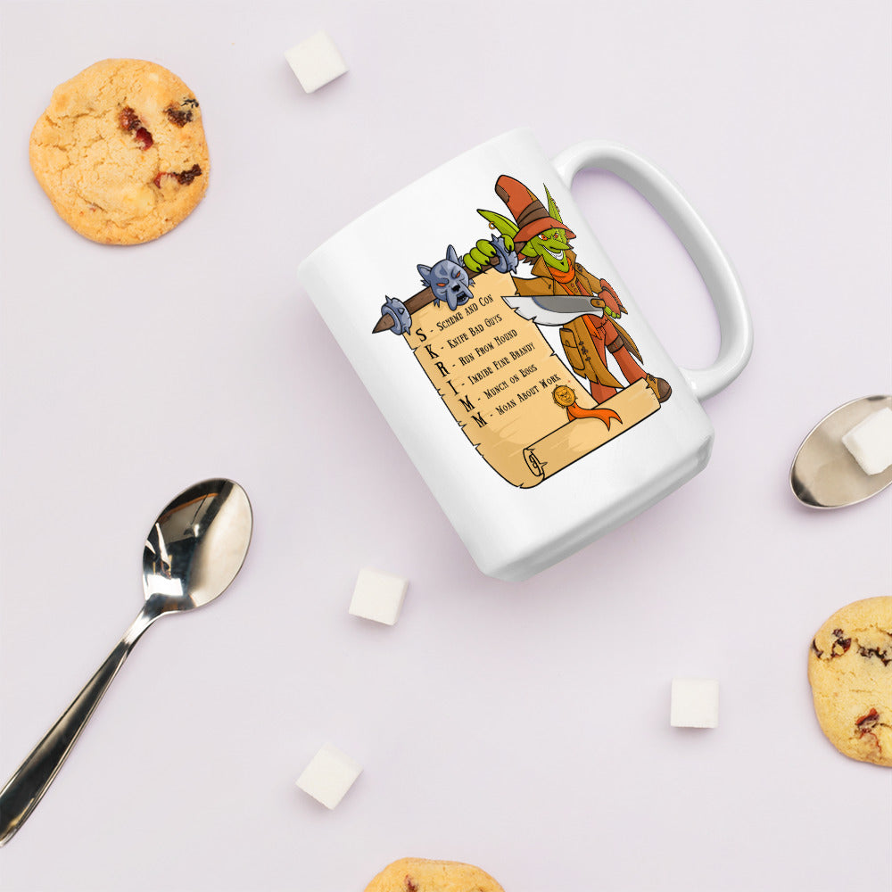 The S.K.R.I.M.M System - White Glossy Mug