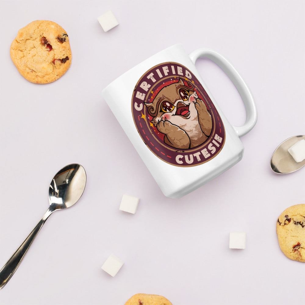 Certified Cutesie - White Glossy Mug