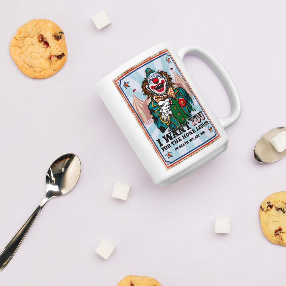 Chuckles Wants YOU - White Glossy Mug