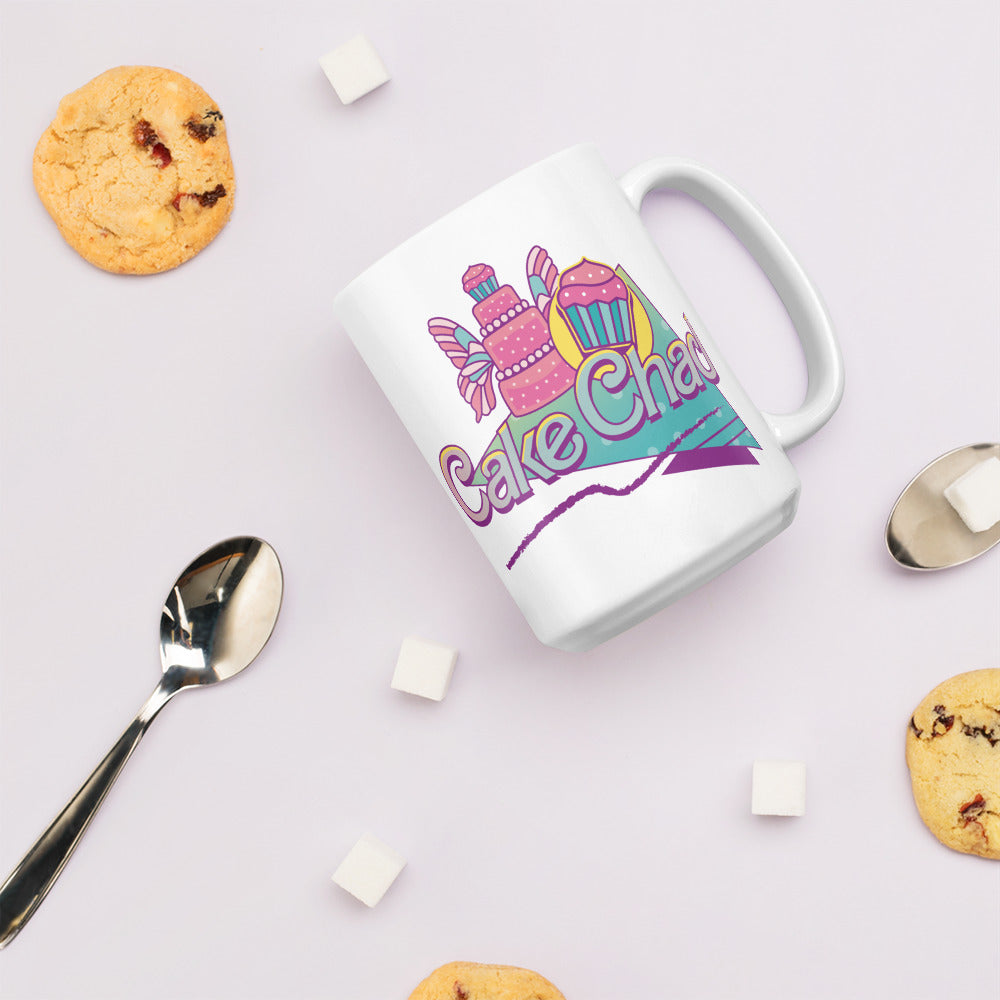 Cake Chad - White Glossy Mug