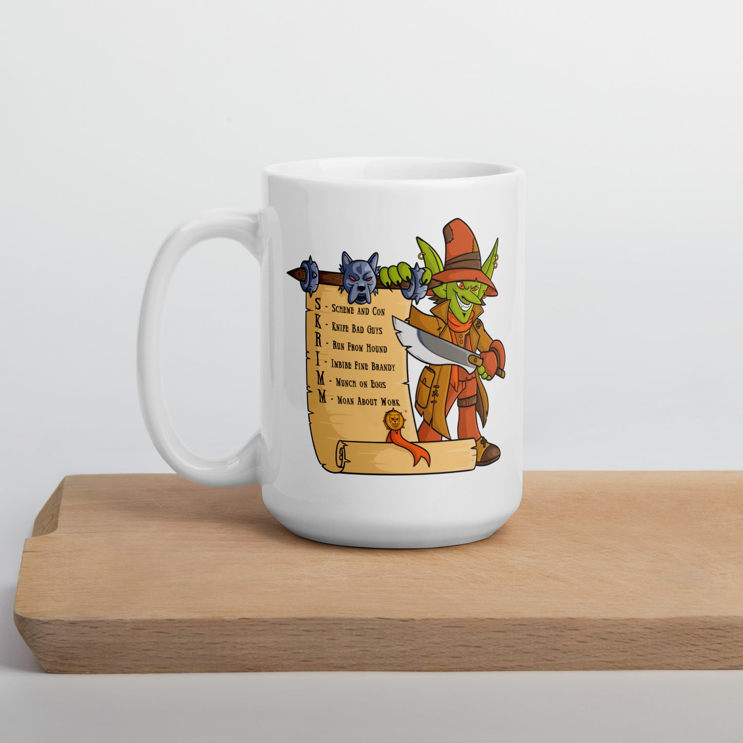 The S.K.R.I.M.M System - White Glossy Mug