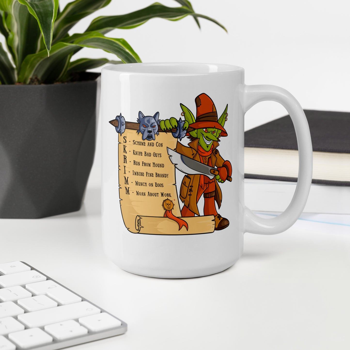 The S.K.R.I.M.M System - White Glossy Mug