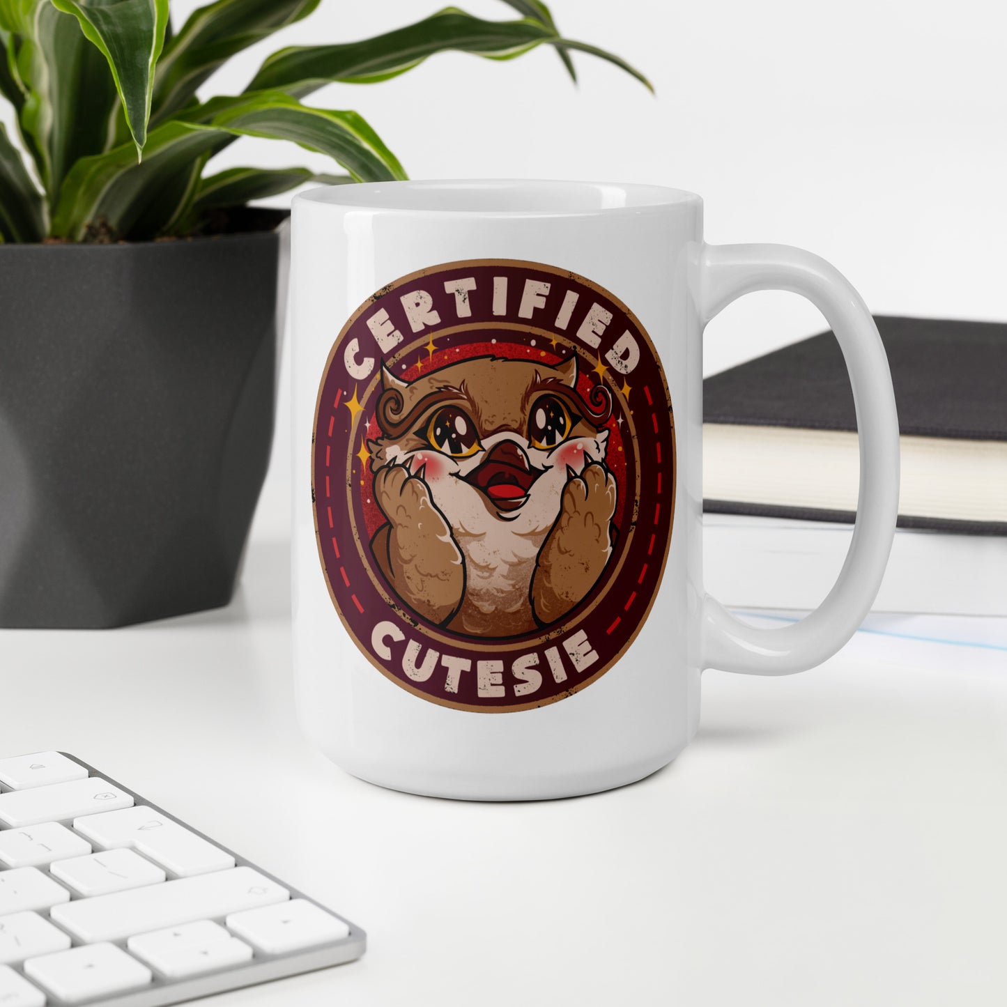 Certified Cutesie - White Glossy Mug