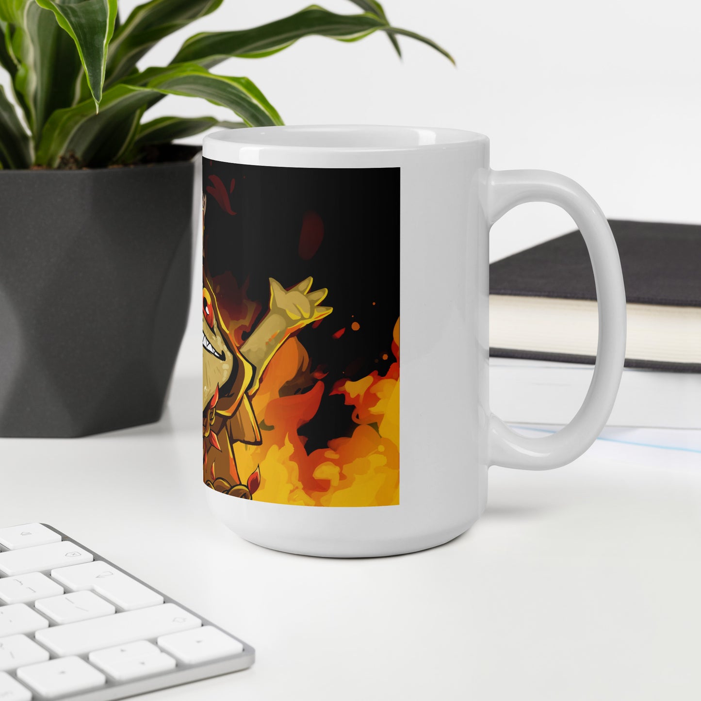 Praise the Firelord! - White Glossy Mug