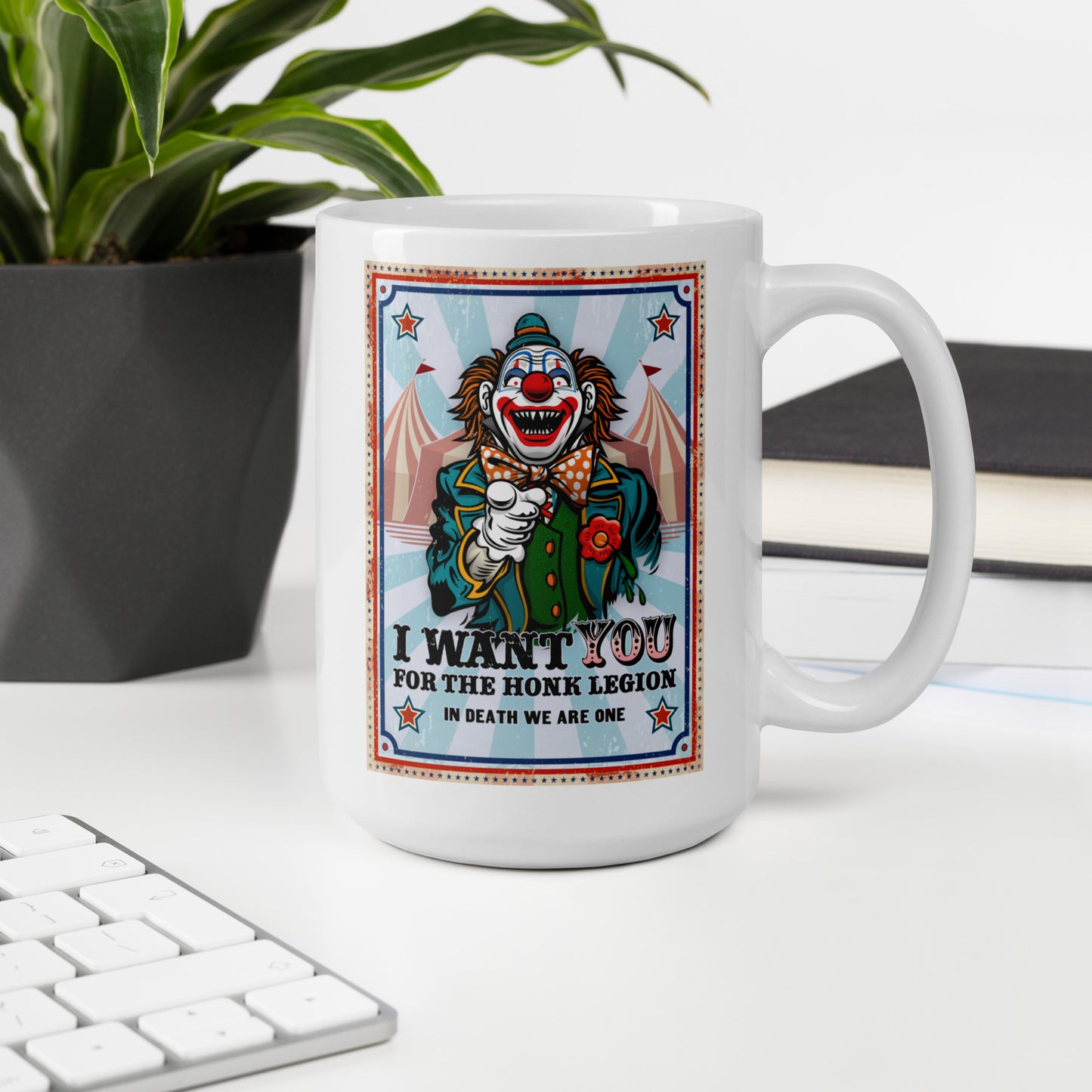 Chuckles Wants YOU - White Glossy Mug
