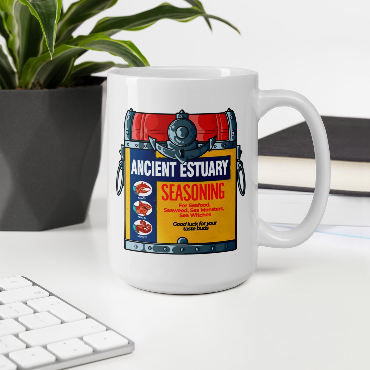 Ancient Estuary - White Glossy Mug