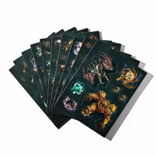 Crooked Moon Monster Punch-Out Tokens [PRE-ORDER]
