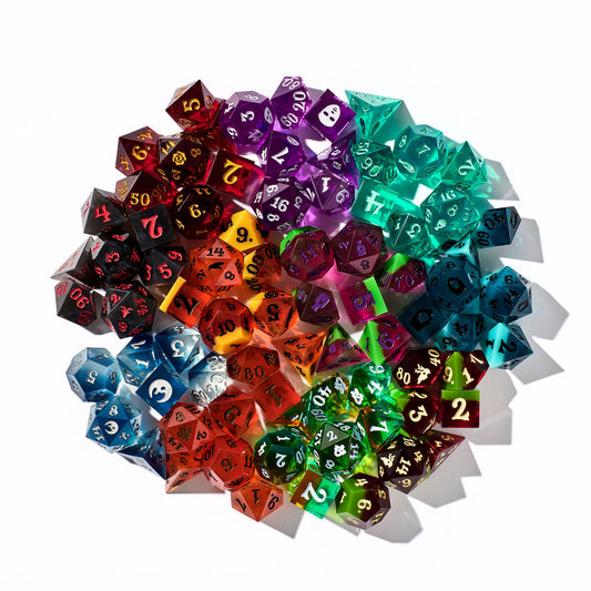 Crooked Moon Resin Dice Set Bundle [PRE-ORDER]
