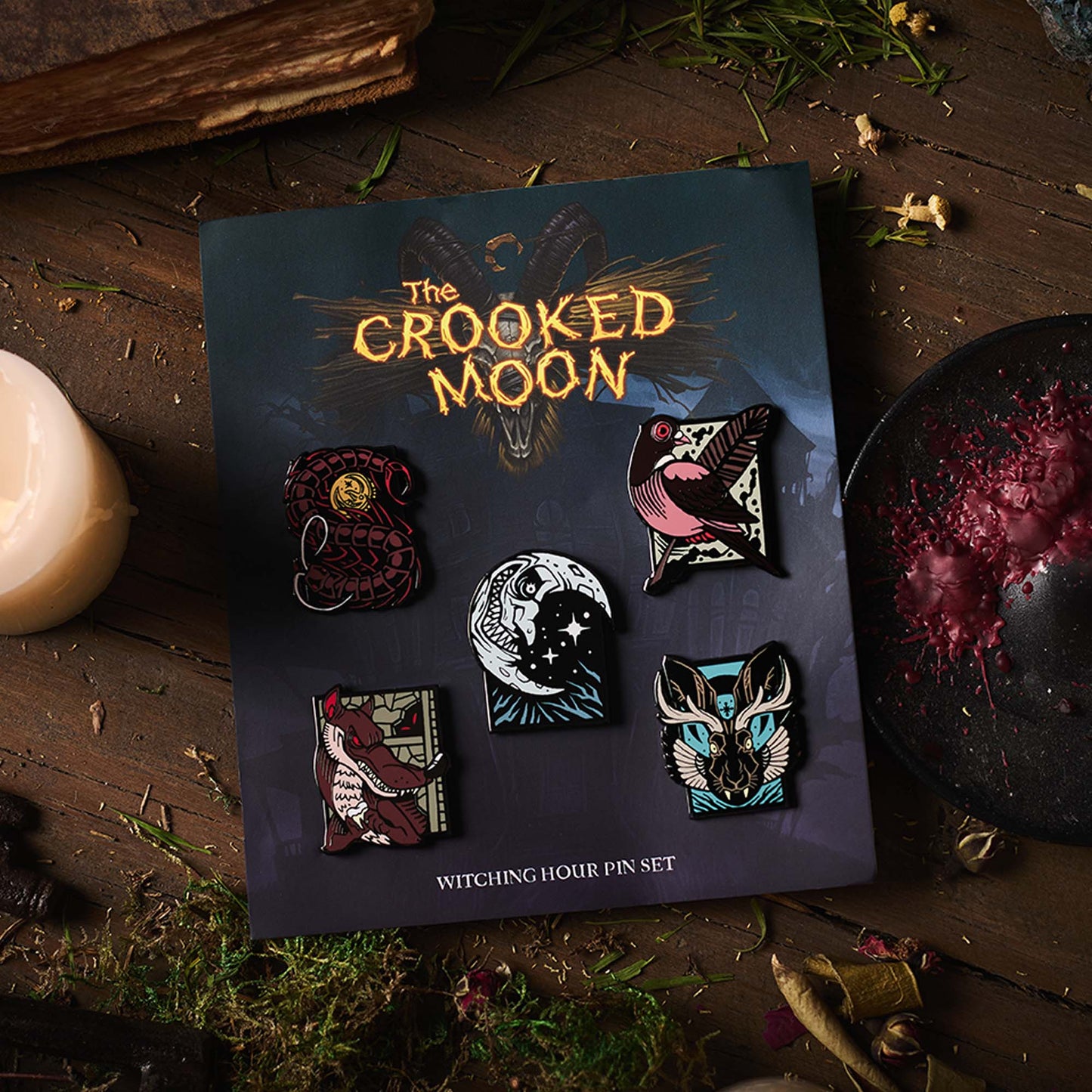 Crooked Moon Witching Hour Pin Set [PRE-ORDER]