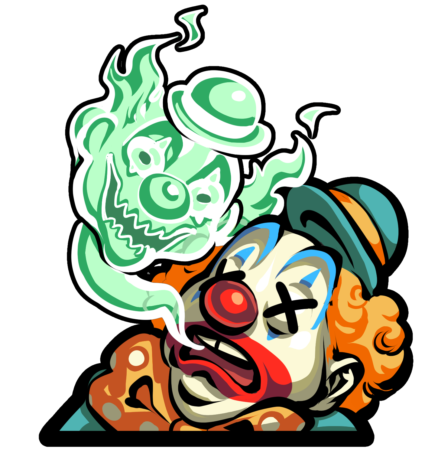 Chuckles Spirit - sticker