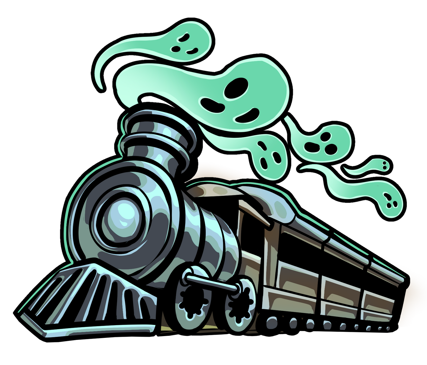 Ghost Train - Sticker