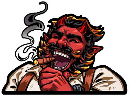 Gideon Laugh - Sticker