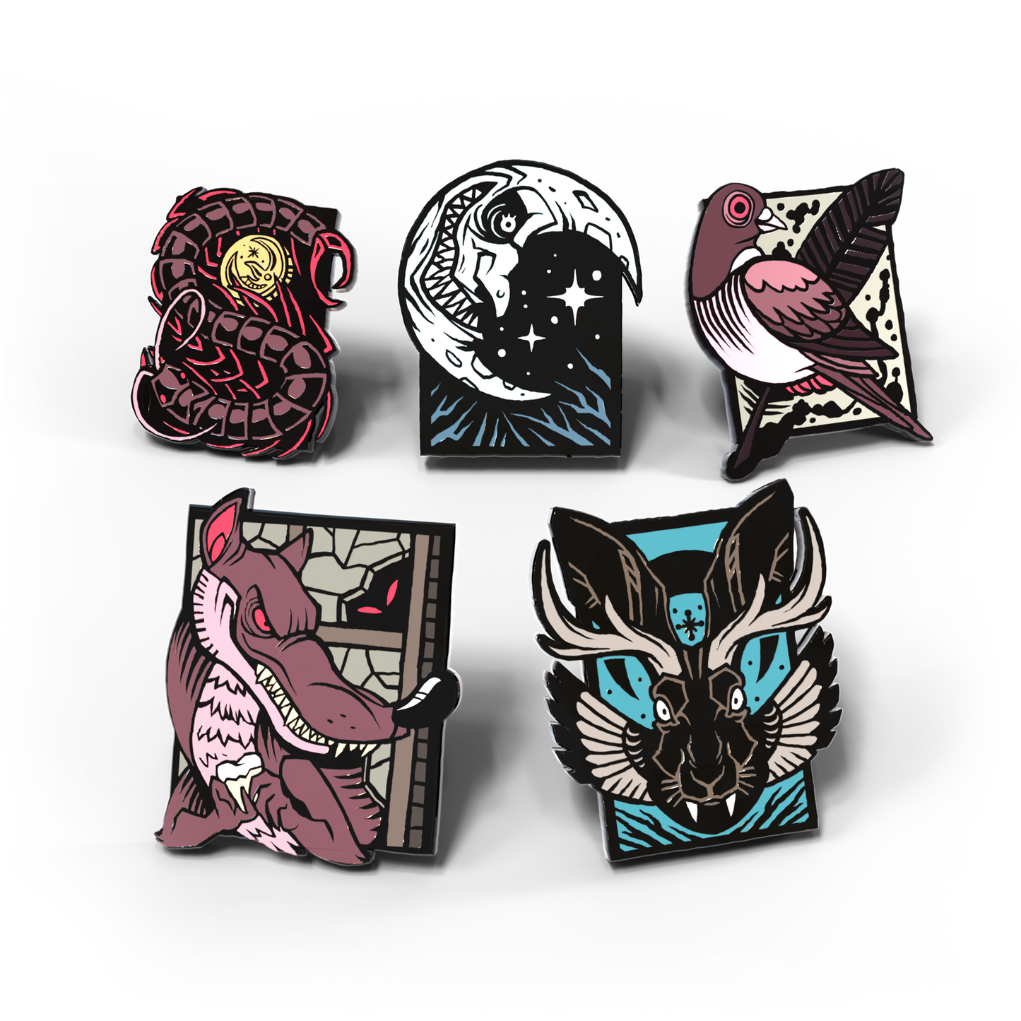Crooked Moon Witching Hour Pin Set [PRE-ORDER]