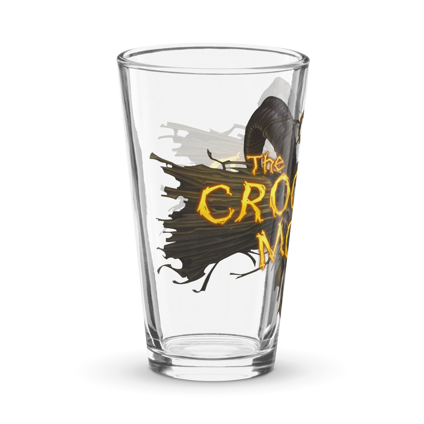 The Crooked Moon - Shaker pint glass
