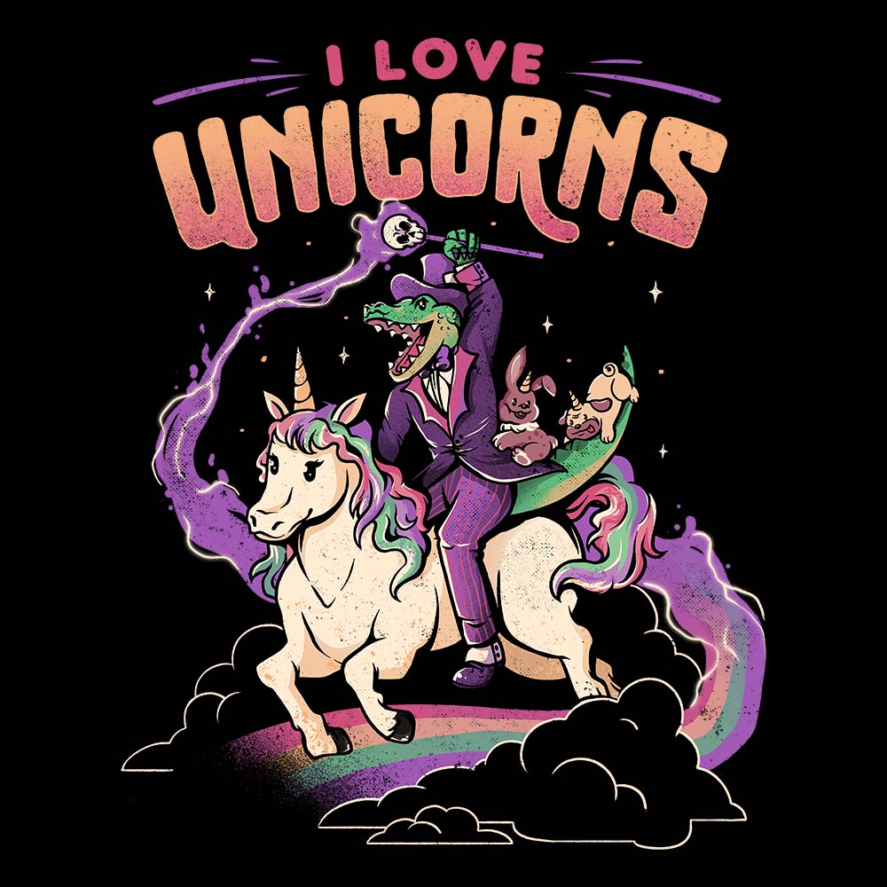 I Love Unicorns - T-Shirt