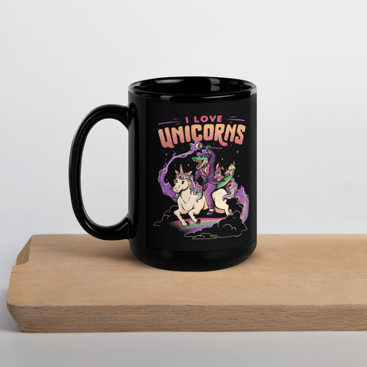 I Love Unicorns - Mug