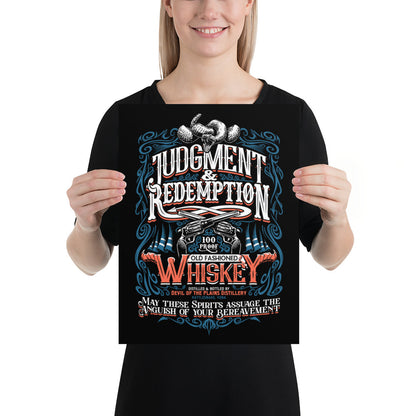 Judgment & Redemption Whiskey - Poster