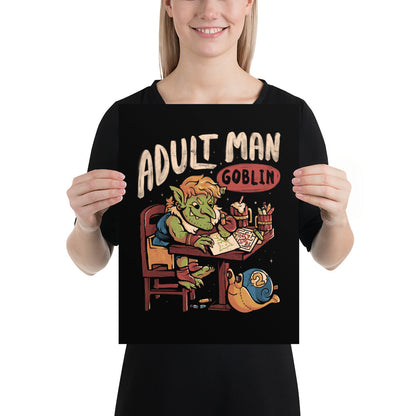 Adult Man Goblin - Poster