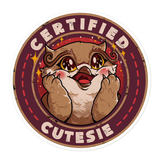 Certified Cutesie - Sticker