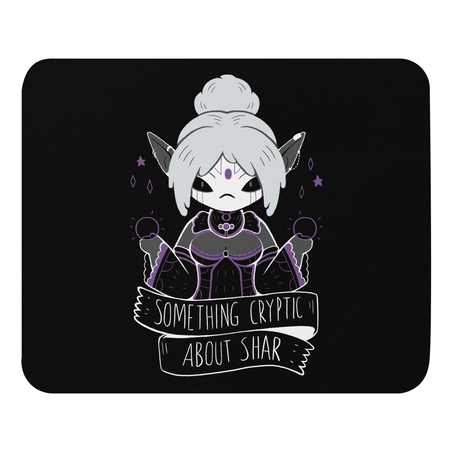 Something Cryptic About Shar - Mouse Pad