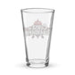 Curse of Strahdanya Logo - Pint Glass