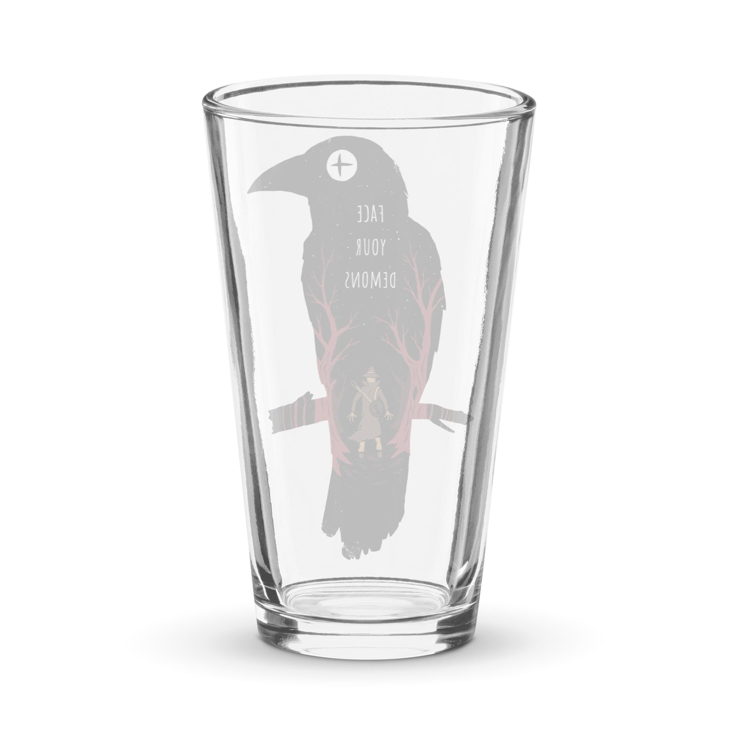 Face Your Demons - Pint Glass